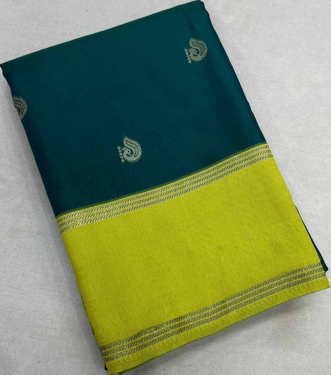 Soft Magenta Purple Gajji Soft Silk Saree